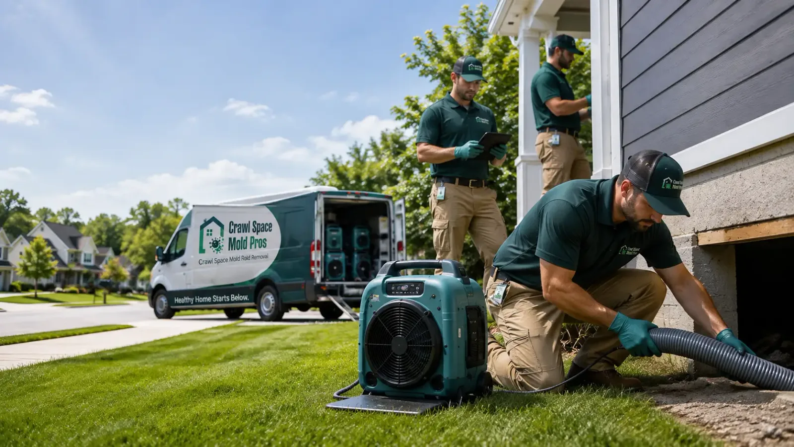 Crawl Space Mold Removal in Warner, NH